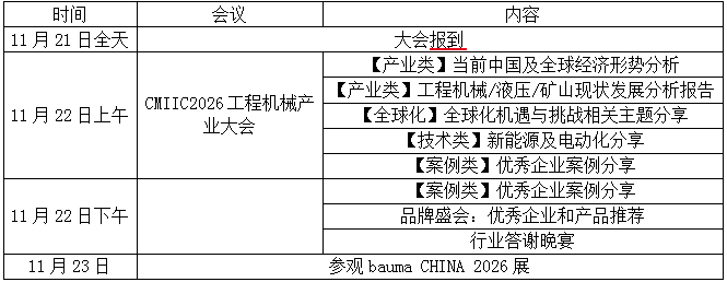 活动日程